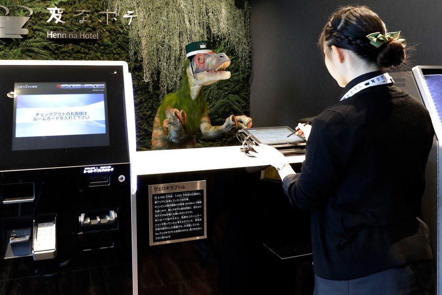 Step into the robot-staffed hotel