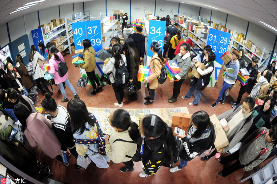 International students contribute to parcel boom in China