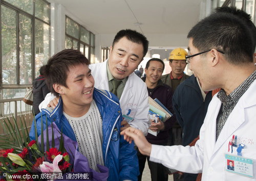 Four Shanghai fire victims leave hospital
