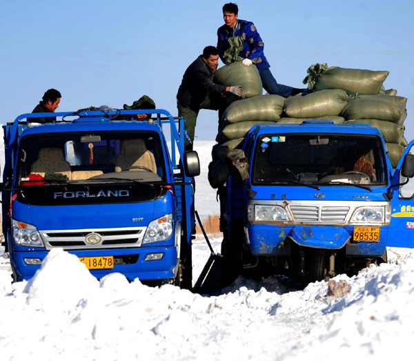 Emergency supplies sent to Inner Mongolia