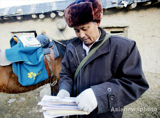 34 years on remote delivery route in Urumqi