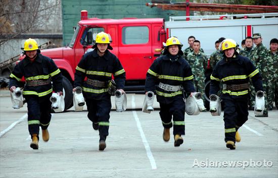 Shandong builds first rural volunteer fire brigade