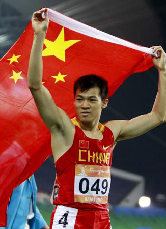 China's top 10 athletes in 2010