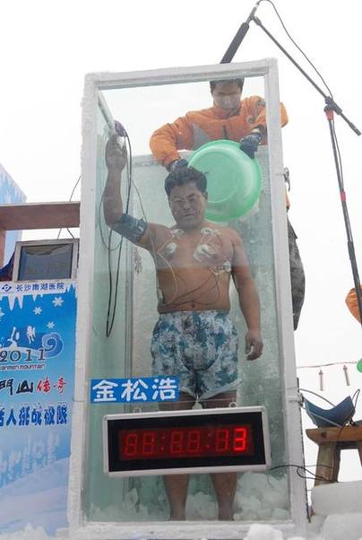 Chinese icemen break record