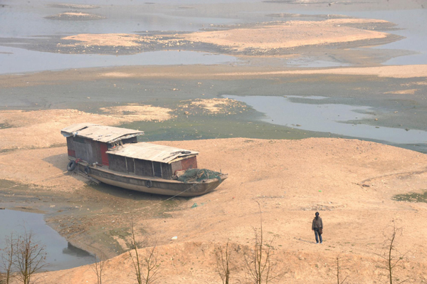 Drought hits C. China