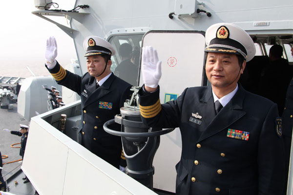 China's naval fleet off to 8th anti-piracy mission