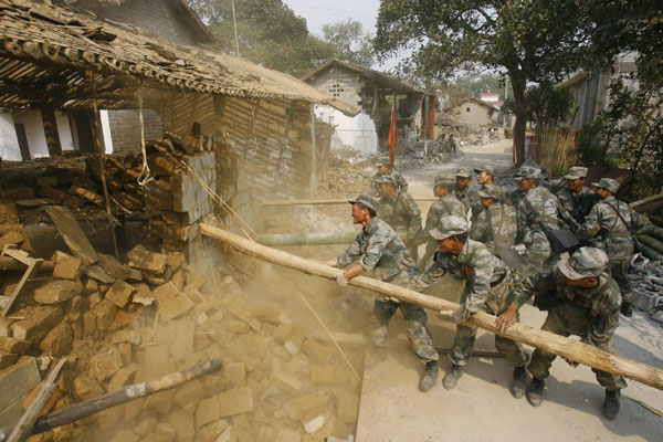 Reconstruction begins in quake-hit Yingjiang