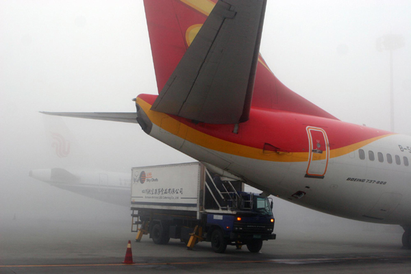 Fog delays 112 flights in Chengdu