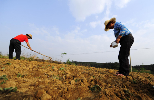 Severe spring drought in Central China