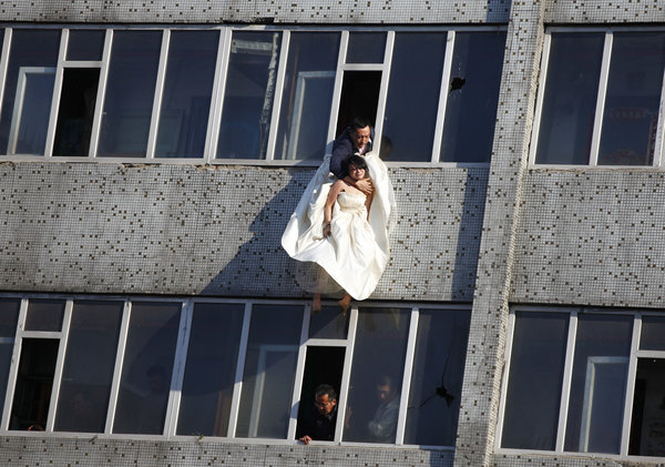 Bride who attempts suicide is rescued