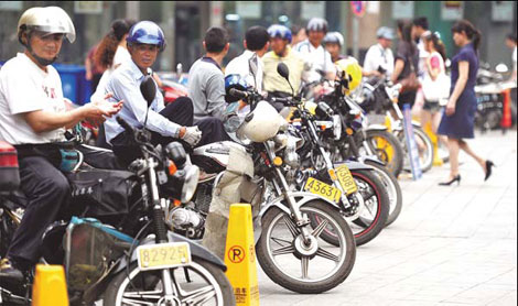 Motorcycle taxis see need for speed