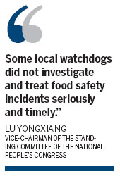 'Monitor food safety at the source'