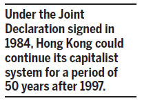 Hong Kong: Fifty years no change