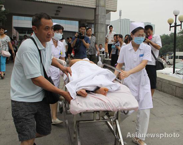 Beijing's injured subway passengers treated