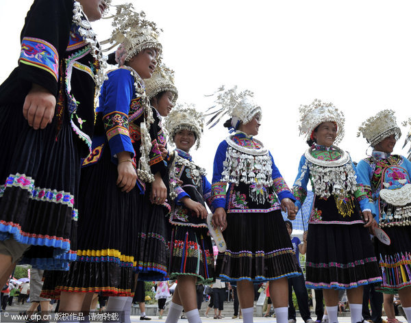 Dancing to tune of the ancient Miao ethnic group