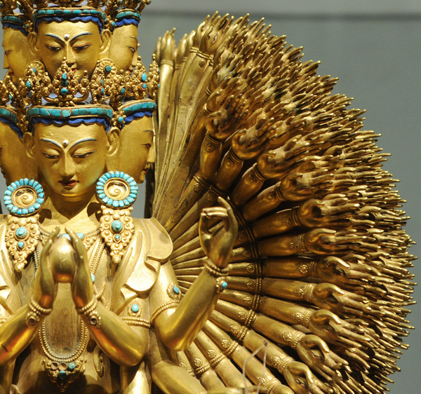 All-seeing, all-reaching Goddess of Mercy on display
