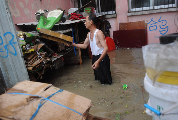 Torrential rain hits city in E China