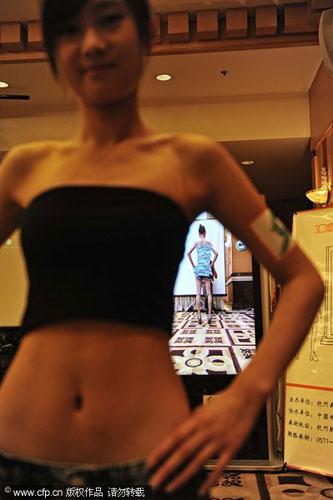 3D, interactive fitting room