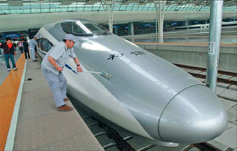 Bullet trains told to reduce speed