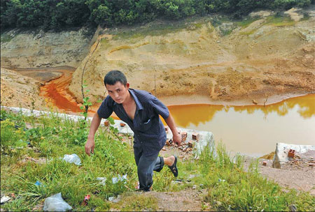 Illegal dumping pollutes water