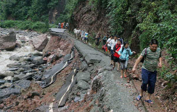 Storms spark landslides in SW China