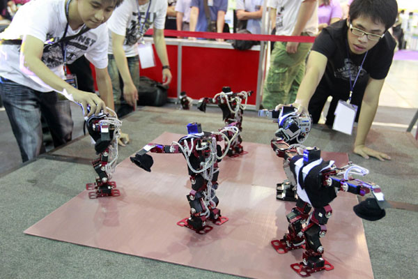 Int'l Robot Show kicks off in Taiwan