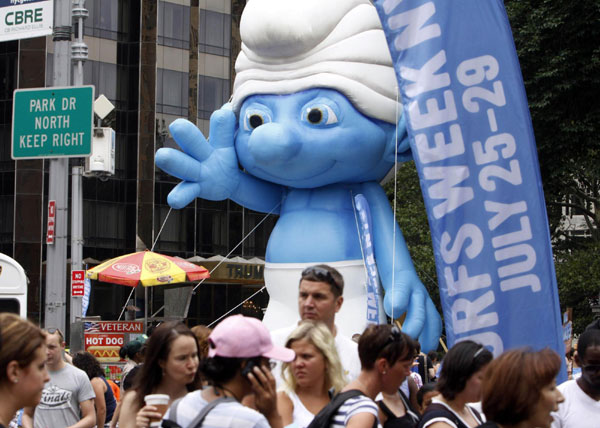 'The Smurfs' theme park planned in SW China