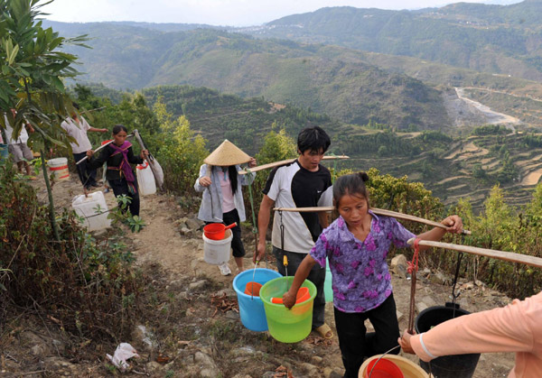 Drought leads to water shortage in S China