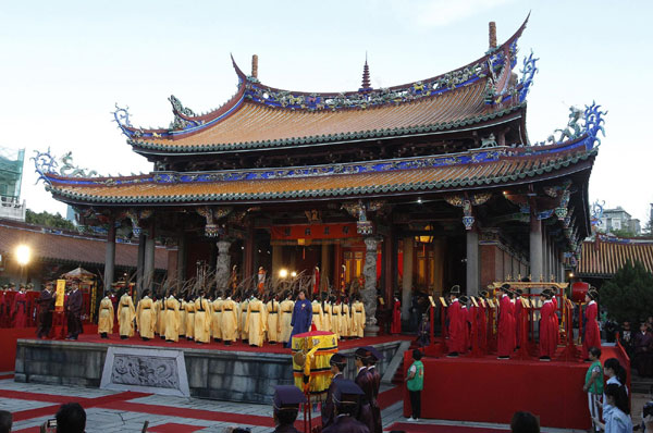 Confucius' birthday celebrated in Taiwan