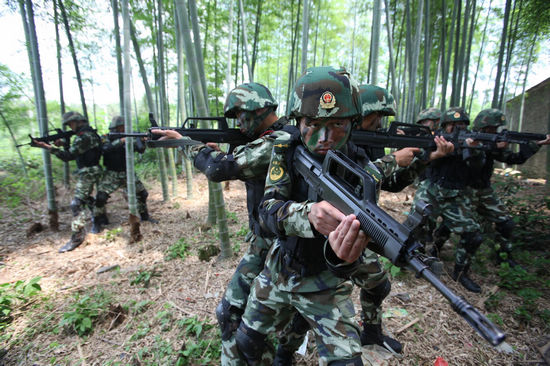 Anti-terror drill in Anhui