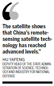 New remote-sensing satellite on the job