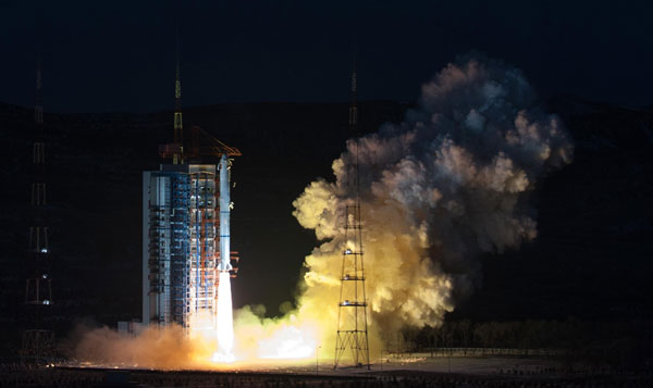 China's environment satellite blast off