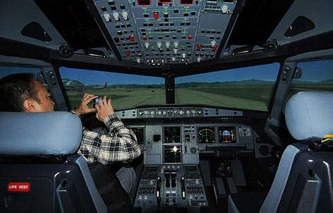 Simulator to support A320neo commissioned