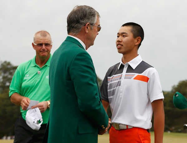 Chinese golfer tees off young career