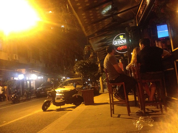 Bar street heaven for expats, hell for locals