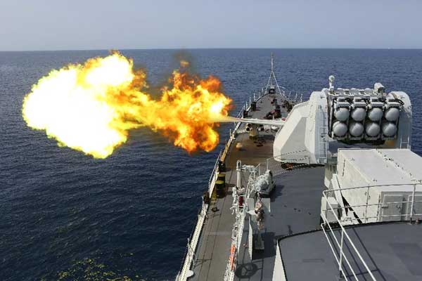 Joint sea drill shows improved relations