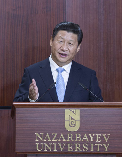 Xi proposes a 'new Silk Road' with Central Asia
