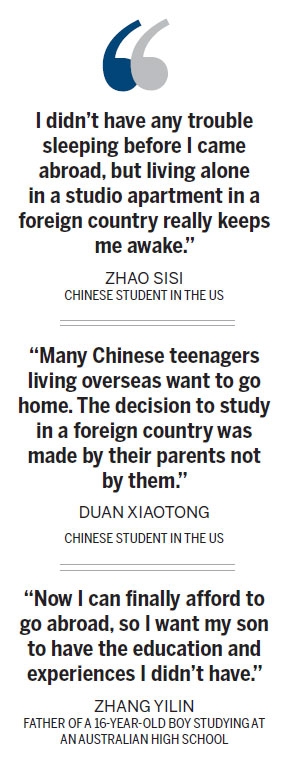 Holiday blues brewing for students overseas