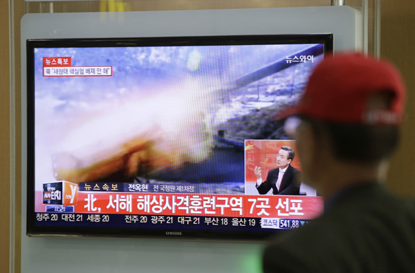 China calls for calm on Korean Peninsula