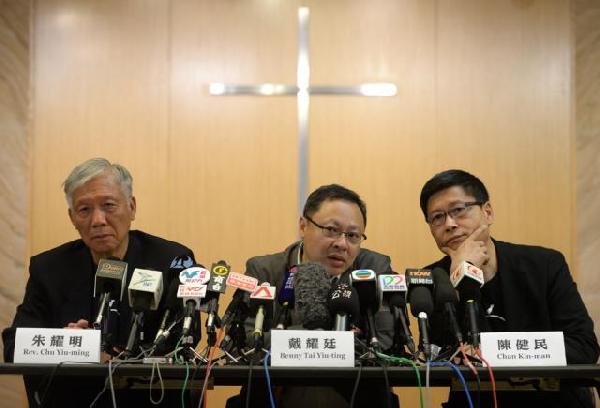 Co-initiators of HK Occupy movement to surrender themselves