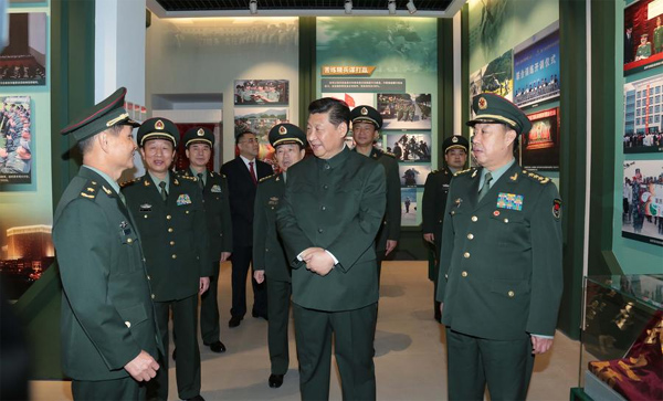 Chinese president inspects PLA garrison in Macao