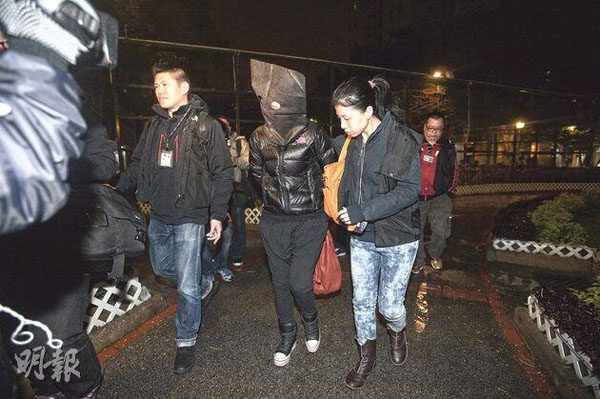Two arrested in cash spill case in HK