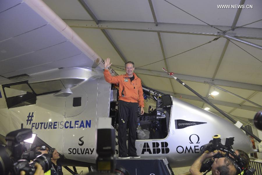 Solar plane departs from China to Hawaii