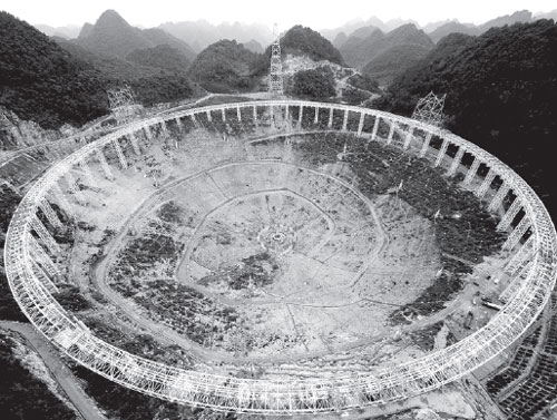 China begins putting together radio telescope