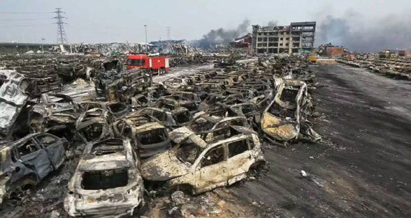 Questions remain as fires put out after Tianjin blasts