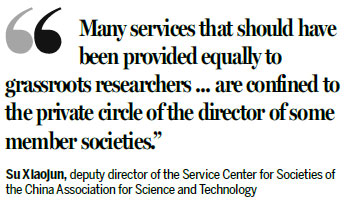 Science association to get rid of bureaucracy