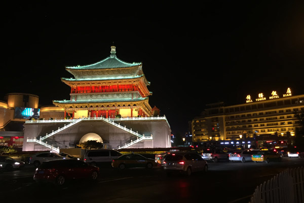 Nightlife in Northwest China's Xi'an
