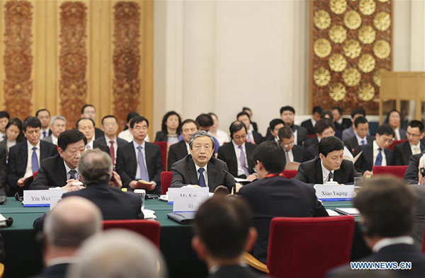 Chinese vice premier meets foreign technical talent