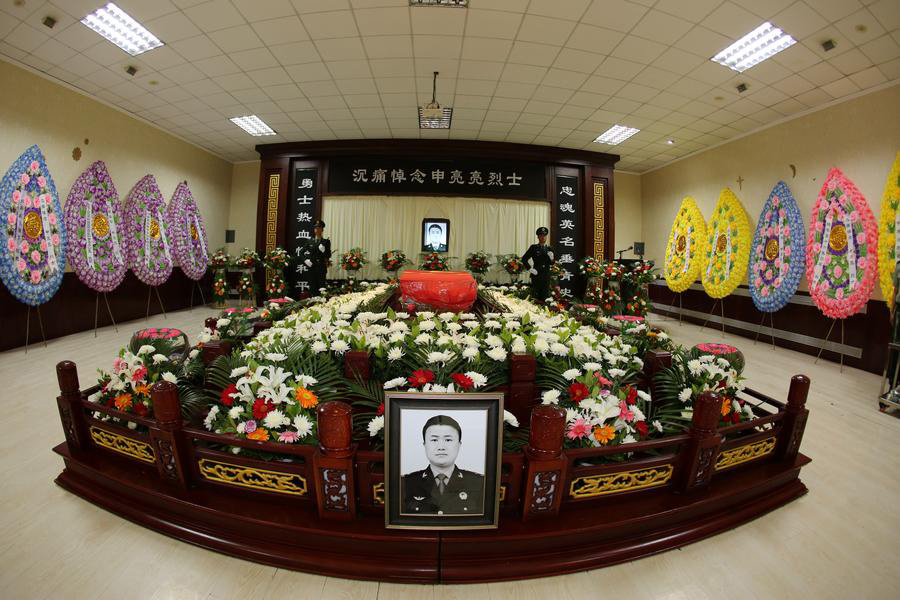 Funeral service held in NE China for killed Chinese UN peacekeeper