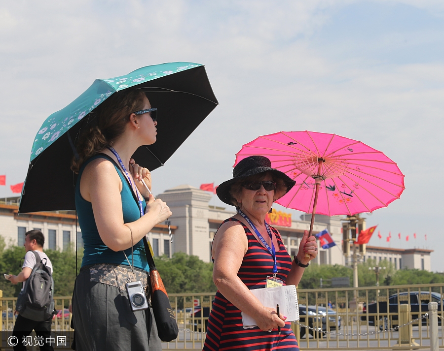 Beijing issues this year's first high temperature alert
